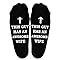 Funny black novelty socks for Husband